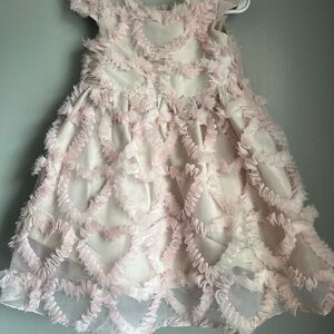 Pink Heart Patterned Dress